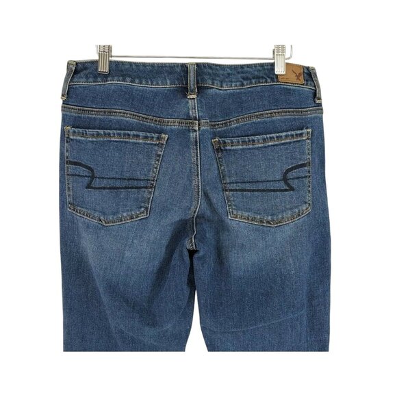 American Eagle Vintage Boot Cut Denim Jeans Women's Size 6 Stretch - Picture 4 of 6